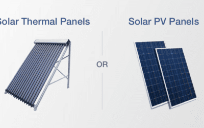 What is the difference between solar power & hot water?